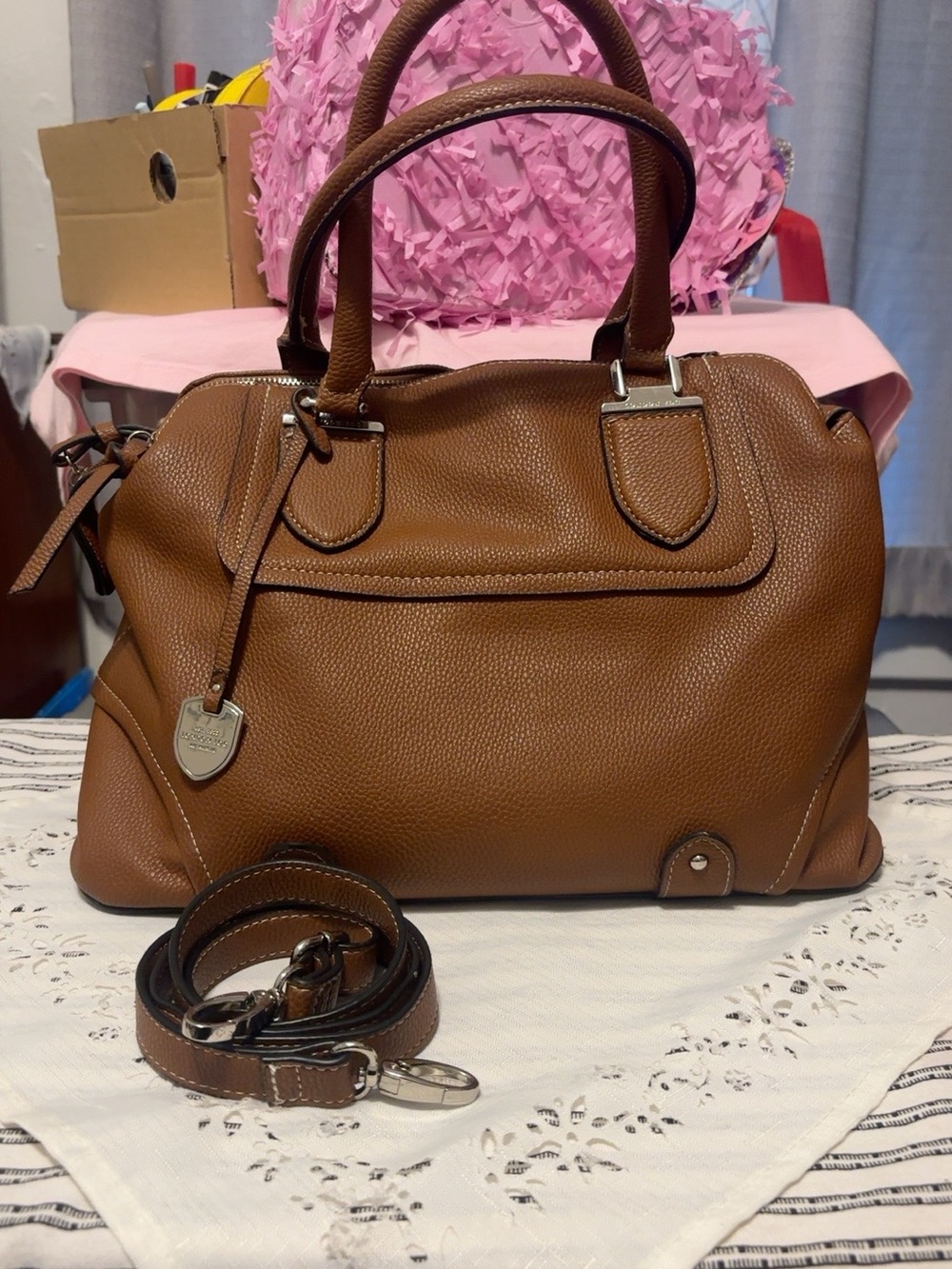 London Fog Genuine Leather Bag